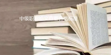 论文查重合格标准