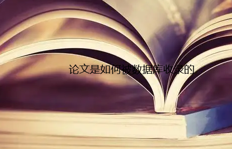 论文是如何被数据库收录的