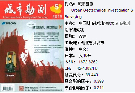 城市勘测期刊投稿