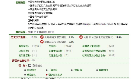论文重复率检测