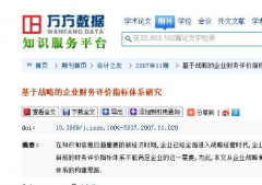 论文的DOI号是什么