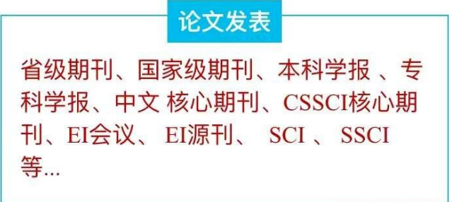 核心期刊投稿
