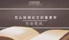 论文重复率怎么检测