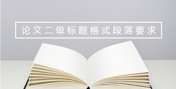 论文二级标题格式段落要求