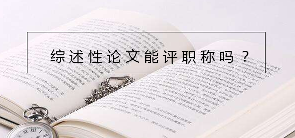 综述性论文能评职称吗