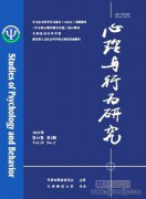 心理与行为研究发表格式