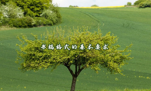 书稿格式的基本要求