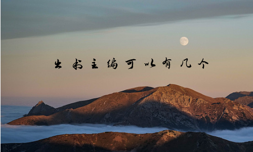 出书主编可以有几个