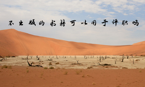 不出版的书籍可以用于评职吗