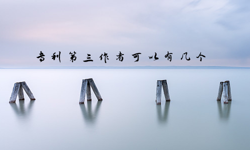 专利第三作者可以有几个